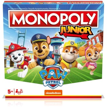 winning moves Monopoly - Junior Paw Patrol Επιτραπέζιο (Ελληνική Γλώσσα) (WM04163-GRK) 094789 5036905054102