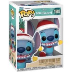Funko Disney Stitch Pop! Disney: Stitch Holiday - Stitch With Hat - Lilo And Stitch - 096066 889698800372