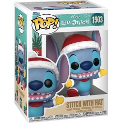 Funko Disney Stitch  Pop! Disney: Lilo & Stitch Holiday - Stitch With Hat  N.1503 Με Καπέλο 096066 889698800372