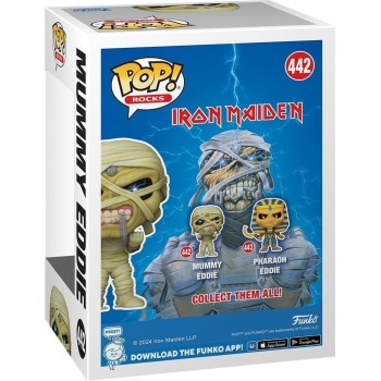 Funko Pop! Rocks: Iron Maiden - Eddie Mummy Eddie - Collectable Vinyl Figure - Gi 099573 889698840217