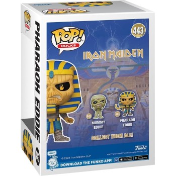 Funko Pop! Rocks: Iron Maiden - Pharaoh Eddie N.443 Συλλεκτική Φιγούρα Βινυλίου 099574 889698840224