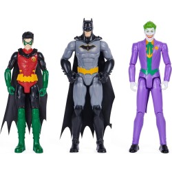 Spin Master DC The Batman Dc Comics Batman – Pack Of 3 Figurines 30 Cm Batman/Robin/The Joke 102116 778988344651