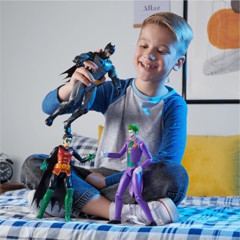 Spin Master DC The Batman Dc Comics Batman – Pack Of 3 Figurines 30 Cm Batman/Robin/The Joke 102116 778988344651