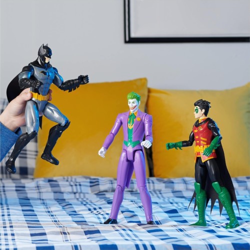 Spin Master DC The Batman Dc Comics Batman – Pack Of 3 Figurines 30 Cm Batman/Robin/The Joke 102116 778988344651