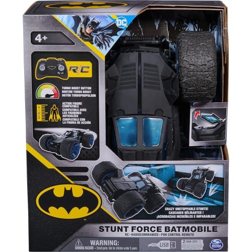 Spin Master DC The Batman DC: Batman - Stunt Force Batmobile Αυτοκίνητο Με Τηλεχειριστήριο 102124 778988462270