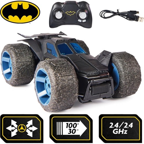 Spin Master DC The Batman Dc Comics, Batman, Stunt Force Batmobile, Indoor Remote-Control Car, Action 102124 778988462270