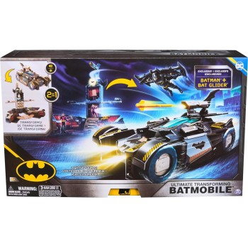 Spin Master Batman, Ultimate Transforming Batmobile Playset, 2-In-1 Batman Playset With 102117 681147018068