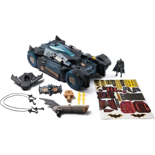 Spin Master DC: Batman - Ultimate Transforming Batmobile Που Μεταμορφώνεται Απόλυτο, Σετ Παιχνιδιού Batman 2 Σε 1 102117 6811470
