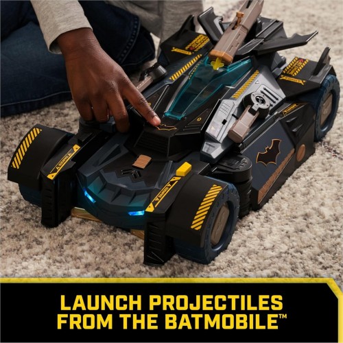 Spin Master DC: Batman - Ultimate Transforming Batmobile Που Μεταμορφώνεται Απόλυτο, Σετ Παιχνιδιού Batman 2 Σε 1 102117 6811470