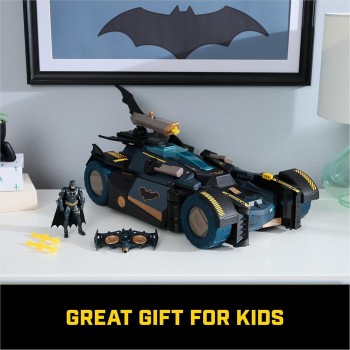 Spin Master Batman, Ultimate Transforming Batmobile Playset, 2-In-1 Batman Playset With 102117 681147018068