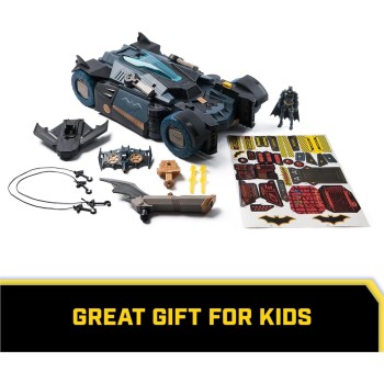 Spin Master DC: Batman - Ultimate Transforming Batmobile Που Μεταμορφώνεται Απόλυτο, Σετ Παιχνιδιού Batman 2 Σε 1 102117 6811470