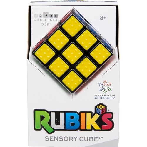 Spin Master Rubiks Cube Sensory Cube, Classic  Teaser Fidget Toy, For Adults And Kids A 102123 778988439517