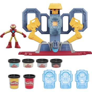 Hasbro Play-doh Marvel Iron Man Armor Maker Lab Playset With Iron Man Action Figure, Ages 4+ G0035 5010996257680
