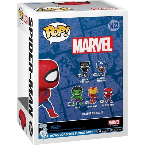 Funko Spiderman Pop!  Marvel Nc - Spider-Man - Marvel Comics - Collectable Vinyl Figu 096149 889698825009
