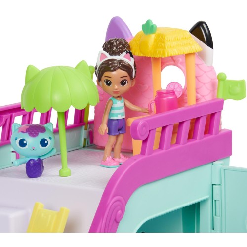 Spin Master Gabbys Dollhouse, Gabby Cat Friend Ship, Cruise Ship Toy With 2 Toy Figures 102120 778988502006