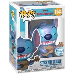 Funko Disney Stitch Pop! Disney: Lilo And Stitch - Stitch With Ukelele (PRL) (Special Edition) N.1044 Vinyl Figure 097983 889698