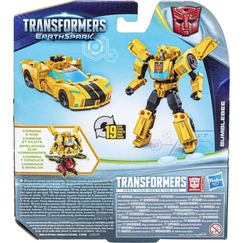 Hasbro Transformers Earthspark Warrior Class Bumblebee F6230 / F8664 5010996209191