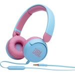 jbl jr 310 childrens on-ear headphones with aux cable and built-in micropho JBL1028BL 6925281976933