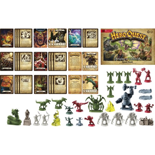 Hasbro Gaming Avalon Hill Heroquest Jungles Of Delthrak F9907 5010996227775