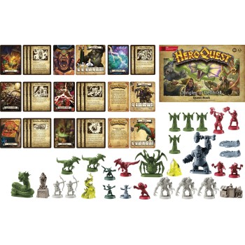 Hasbro Gaming Avalon Hill Heroquest Jungles Of Delthrak F9907 5010996227775