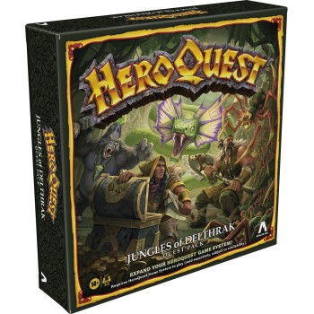 Hasbro Gaming Avalon Hill Heroquest Jungles Of Delthrak F9907 5010996227775