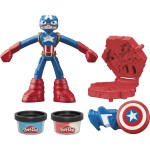 Hasbro Play-Doh Marvel Captain America Stampig Shield F9829 / G0056 5010996257598