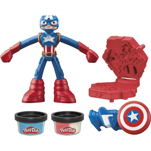 Hasbro Play-Doh Marvel Captain America Stampig Shield F9829 / G0056 5010996257598