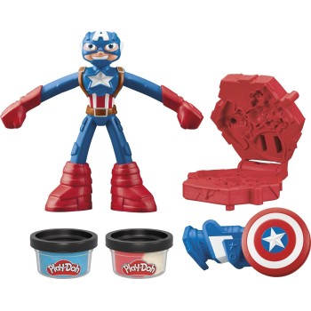 Hasbro Play-Doh Marvel Captain America Stampig Shield F9829 / G0056 5010996257598