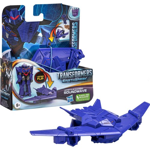 Hasbro Transformers Earthspark 1 Step Flip Soundwave F6229 / F6714 5010996195692
