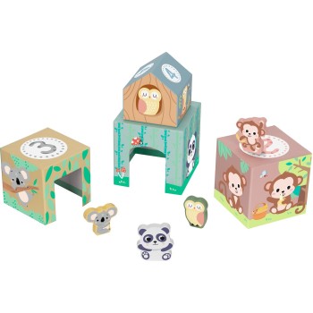 TOOKY TOY Hi Pando Πύργος Στοίβαξης Ζωάκια HP031 6976831551551