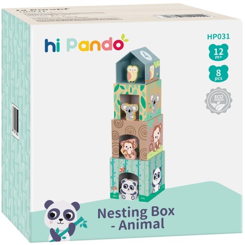 TOOKY TOY Hi Pando Nesting Box - Animal HP031 6976831551551