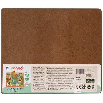 TOOKY TOY Hi Pando Chunky Puzzle HP030 6976831551544