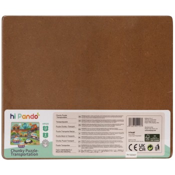 TOOKY TOY Hi Pando Chunky Puzzle HP029 6976831551537