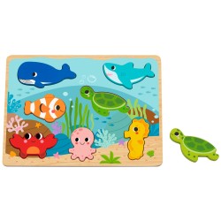TOOKY TOY Hi Pando Chunky Puzzle HP028 6976831551520