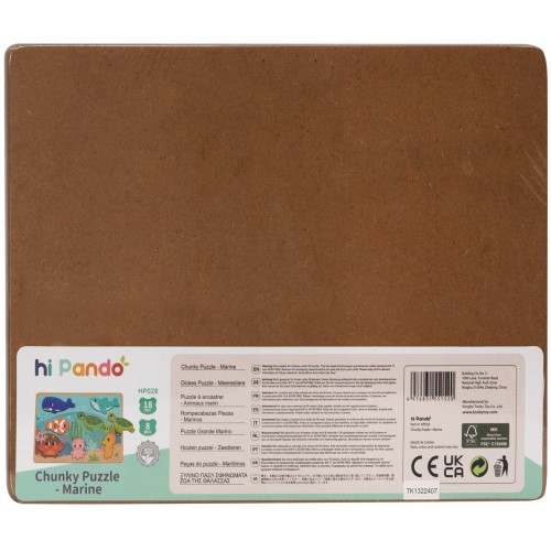 TOOKY TOY Hi Pando Chunky Puzzle HP028 6976831551520