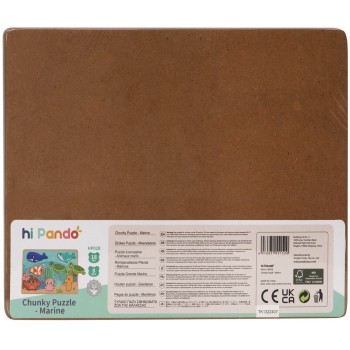 TOOKY TOY Hi Pando Chunky Puzzle HP028 6976831551520