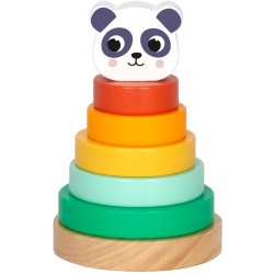 TOOKY TOY Hi Pando Ξύλινος Πύργος Πάντα HP002 6976831551261