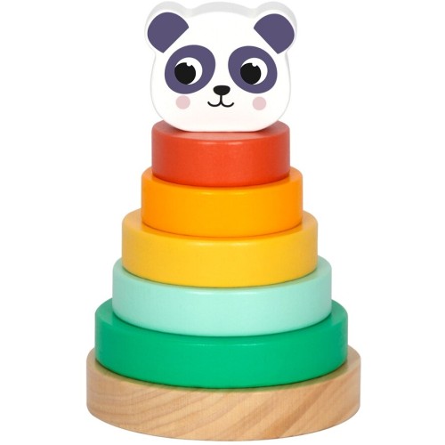 TOOKY TOY Hi Pando Ξύλινος Πύργος Πάντα HP002 6976831551261