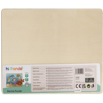 TOOKY TOY Hi Pando Animal Puzzle HP016 6976831551407