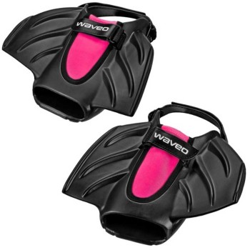 ΑΘΛΟΠΑΙΔΙΑ Waveo Fins Adjustable Flippers - Black/pink Color Black-pink, Size 43-46 006.30646/BLKPK/L 0731946994978