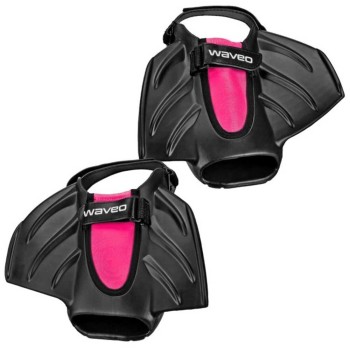 ΑΘΛΟΠΑΙΔΙΑ Waveo Fins Adjustable Flippers - Black/pink Color Black-pink, Size 43-46 006.30646/BLKPK/L 0731946994978