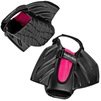 ΑΘΛΟΠΑΙΔΙΑ waveo  fins βατραχοπέδιλα ρυθμιζόμενα - black/pink χρώμα μαύρο-ροζ, μέγεθος 43-46 006.30646/BLKPK/L 0731946994978