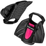 ΑΘΛΟΠΑΙΔΙΑ Waveo Fins Adjustable Flippers - Black/pink Color Black-pink, Size 43-46 006.30646/BLKPK/L 0731946994978