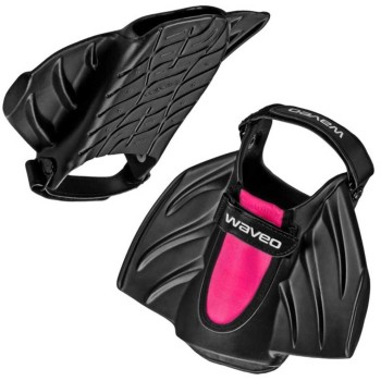 ΑΘΛΟΠΑΙΔΙΑ Waveo Fins Adjustable Flippers - Black/pink Color Black-pink, Size 43-46 006.30646/BLKPK/L 0731946994978