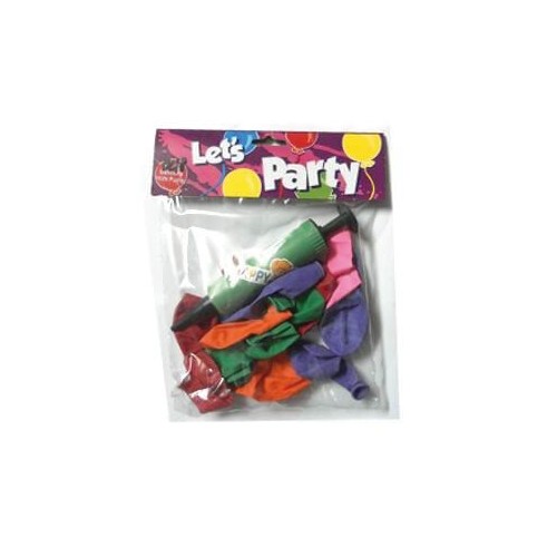 Toys-shop Choice Balloon Let`S Party Μπαλόνια Με Τρόμπα JZ045626 6990416456260