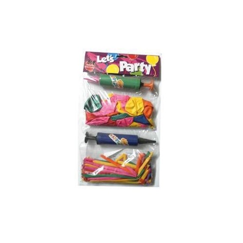 Toys-shop Choice Balloon Let`S Party Μπαλόνια Με Τρόμπα JZ045627 6990416456277