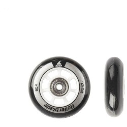 ΑΘΛΟΠΑΙΔΙΑ 72mm/80a set of Wheels With Bearings Andamp? Spacer - Black 43.069509 8050459637861