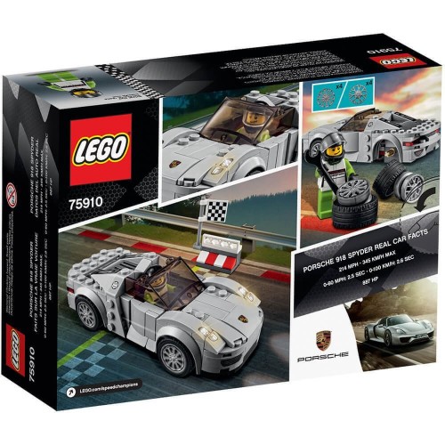 LEGO Speed Champions Porsche 918 Spyder 75910 5702015348423