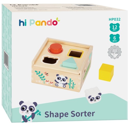 TOOKY TOY Hi Pando Panda Shape Sorter HP032 6976831551568