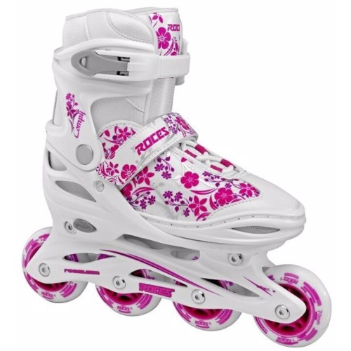 ΑΘΛΟΠΑΙΔΙΑ Compy 8.0 Girl Inline Skates - White/violet Color White-fuchsia, Size 38-41 18.400809/wv/38 8020187859071
